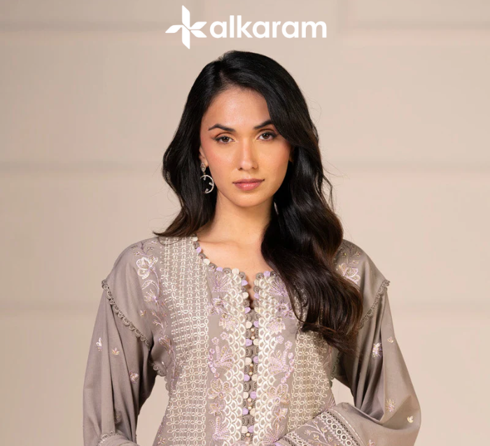 Alkaram 3 Piece Lawn Sale 2026: Embroidered Unstitched Suits with Prices