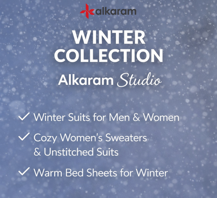 Welcome to Alkaram Studio – Your One-Stop Destination for Winter Fashion & Comfort