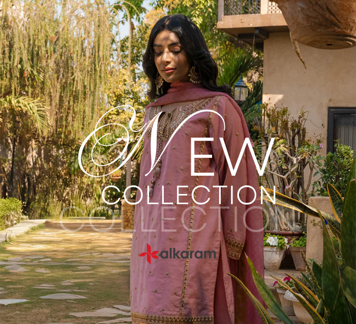 Shop the complete Alkaram Eid collection 2026. Explore the best Eid dresses for women, men and kids in Pakistan with festive suits, kurta shalwar and ready to wear styles on sale now.