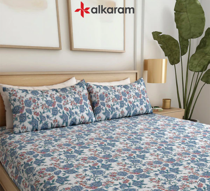 Elevate your bedroom this summer with Alkaram Studio’s plain and king size bed sheets. Shop the best cotton bedsheets online in Pakistan at affordable prices.