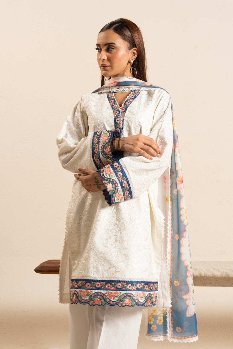 RTS | SHIRT, TROUSER & DUPATTA