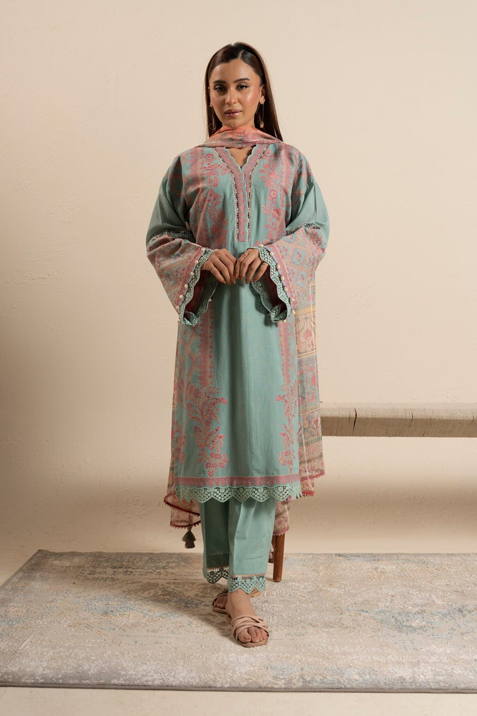 RTS| SHIRT, TROUSER & DUPATTA