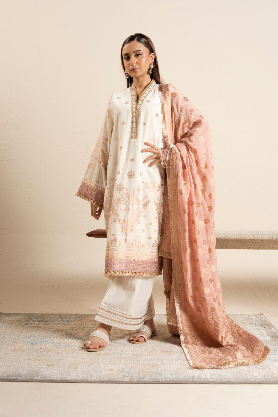 RTS| SHIRT, TROUSER & DUPATTA