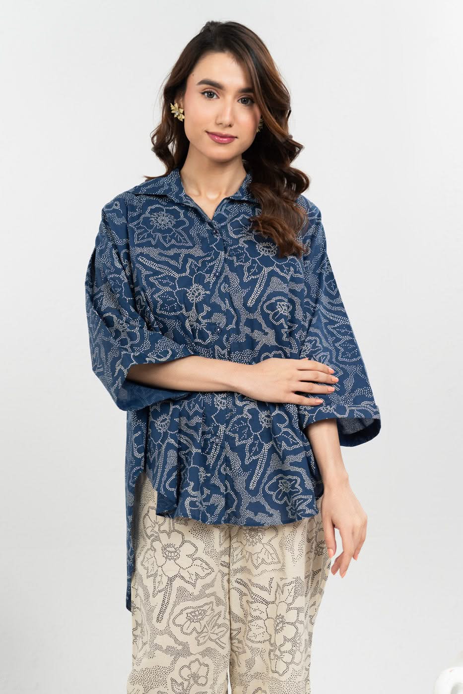 Stitched - Printed Cambric Shirt