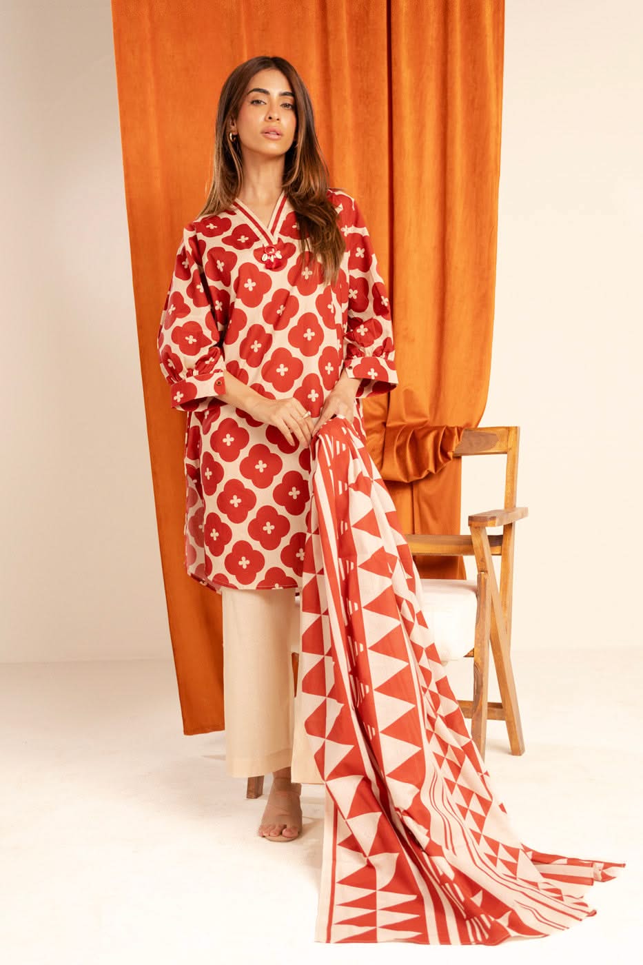 RTW | SHIRT, CULOTTE & DUPATTA