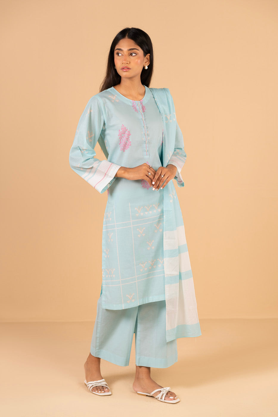 RTW | SHIRT, TROUSER & DUPATTA