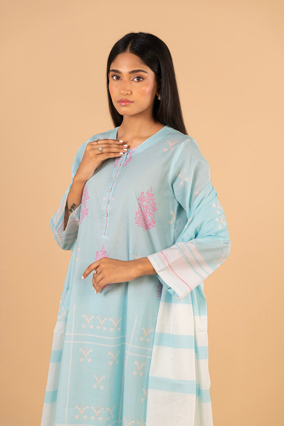 RTW | SHIRT, TROUSER & DUPATTA