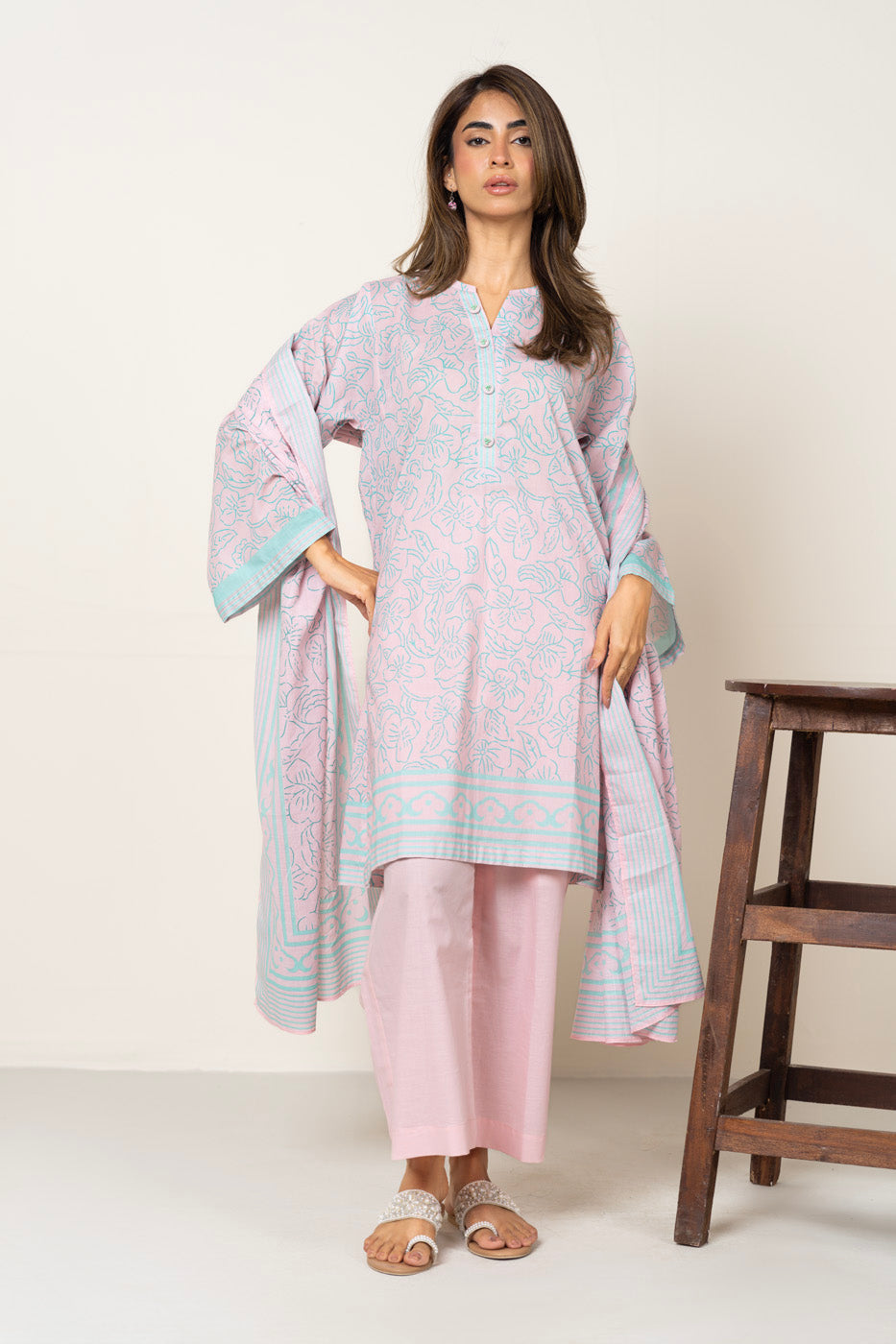 RTW | SHIRT, CULOTTE & DUPATTA