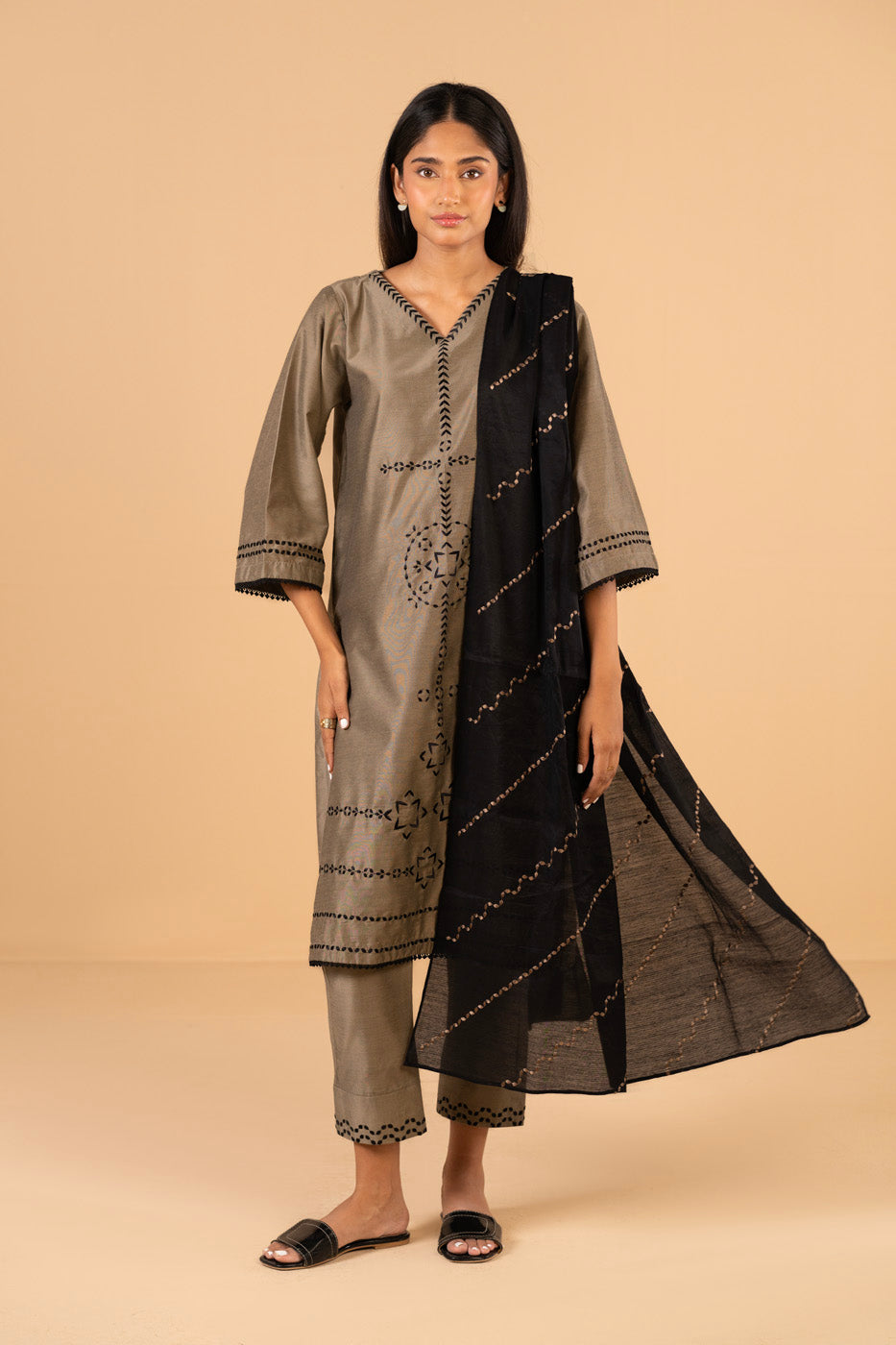 RTW | SHIRT, TROUSER & DUPATTA