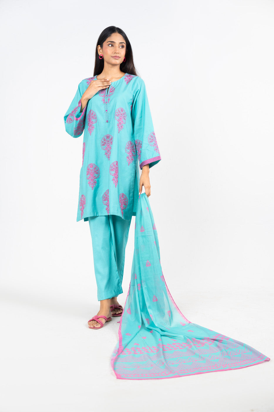 RTW | SHIRT, TROUSER & DUPATTA