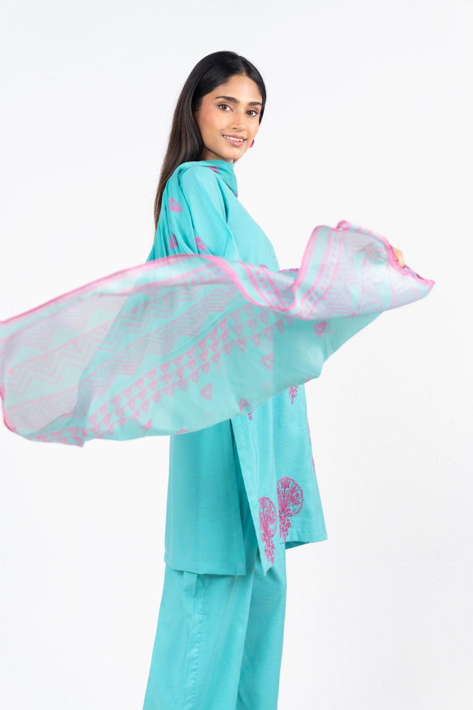 RTW | SHIRT, TROUSER & DUPATTA