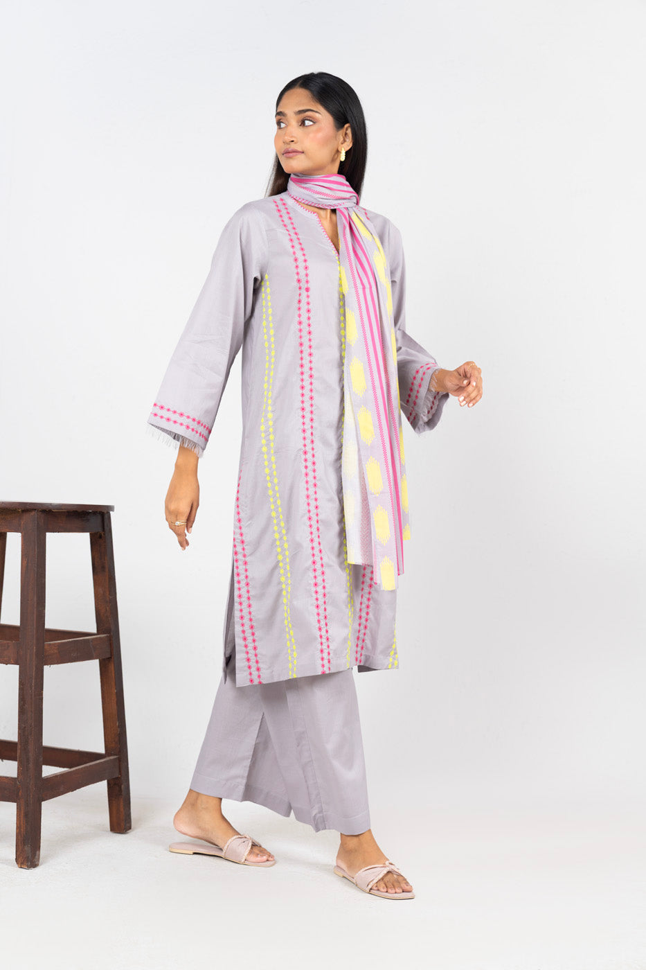 RTW | SHIRT, CULOTTE & DUPATTA