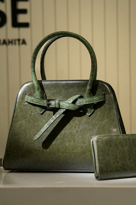 Top Handle Bag – Green