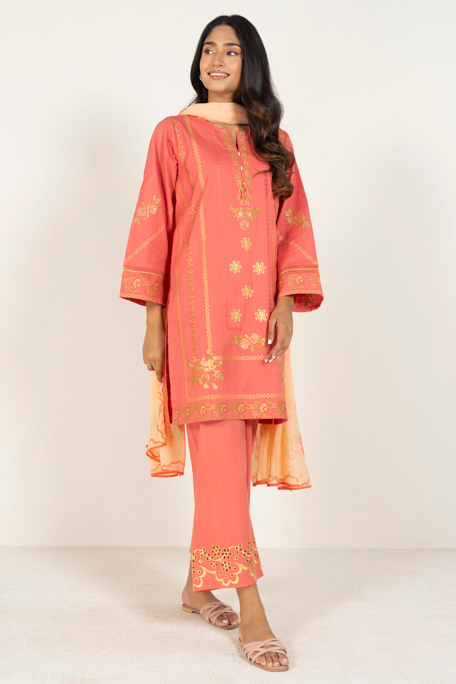 RTW | SHIRT, TROUSER & DUPATTA