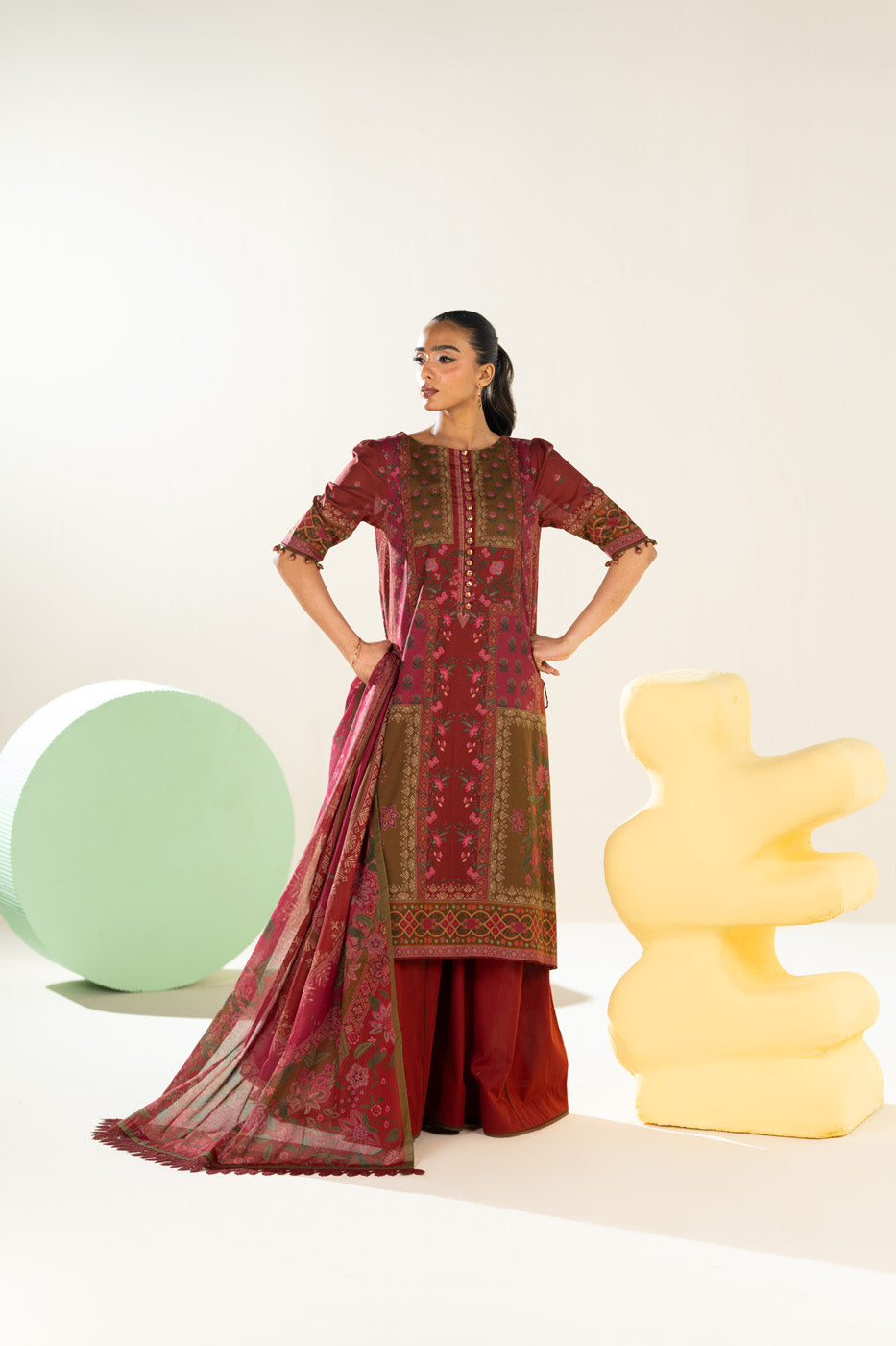 RTS | SHIRT, TROUSER & DUPATTA