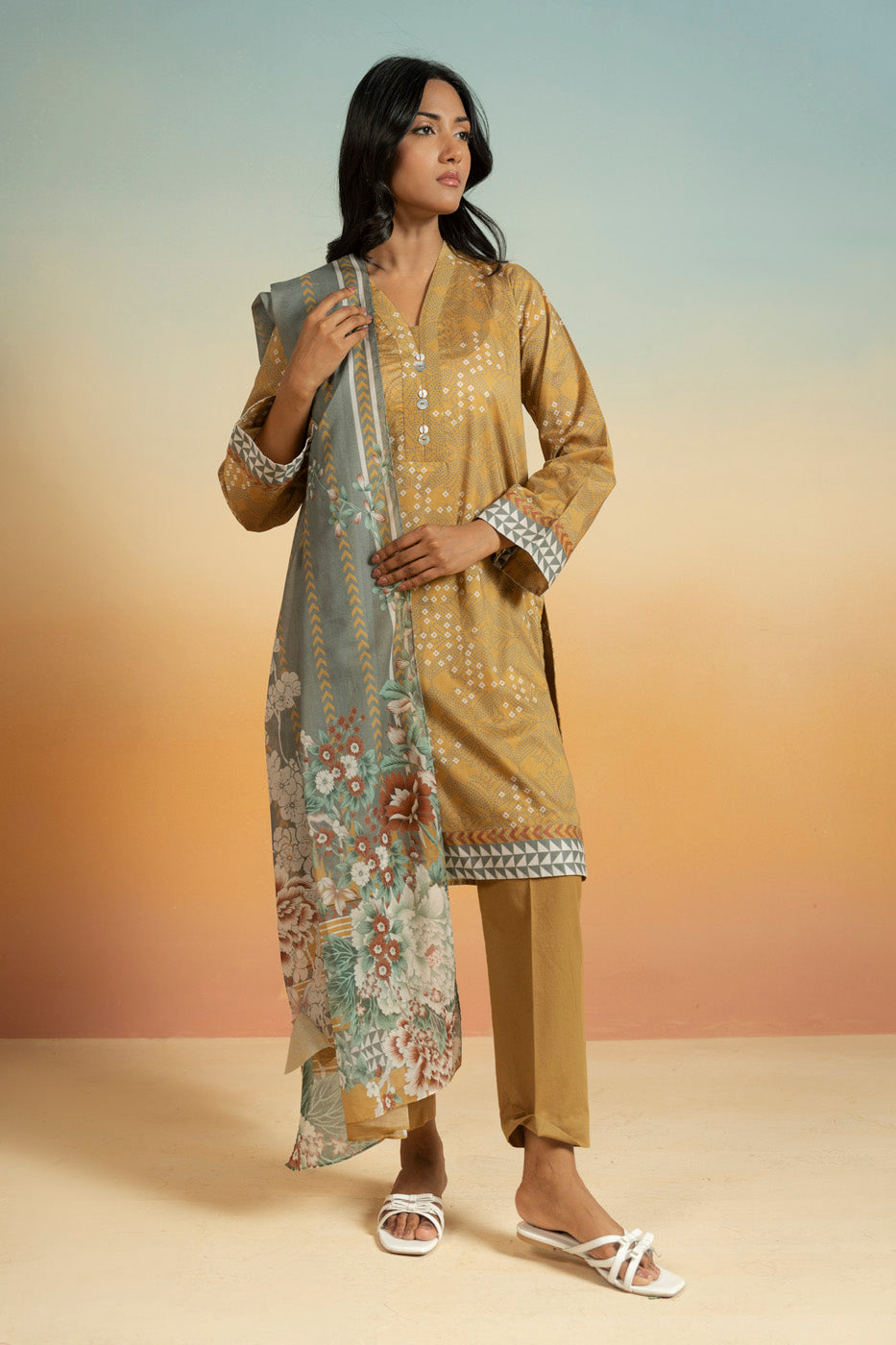 RTS | SHIRT, TROUSER & DUPATTA