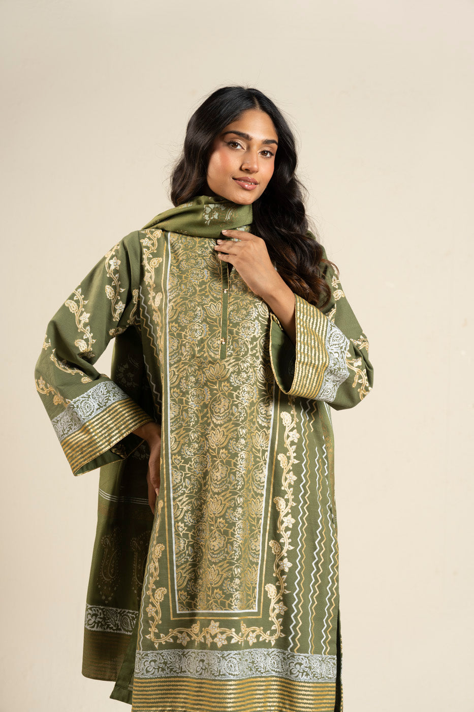 RTW | SHIRT, CULOTTE & DUPATTA