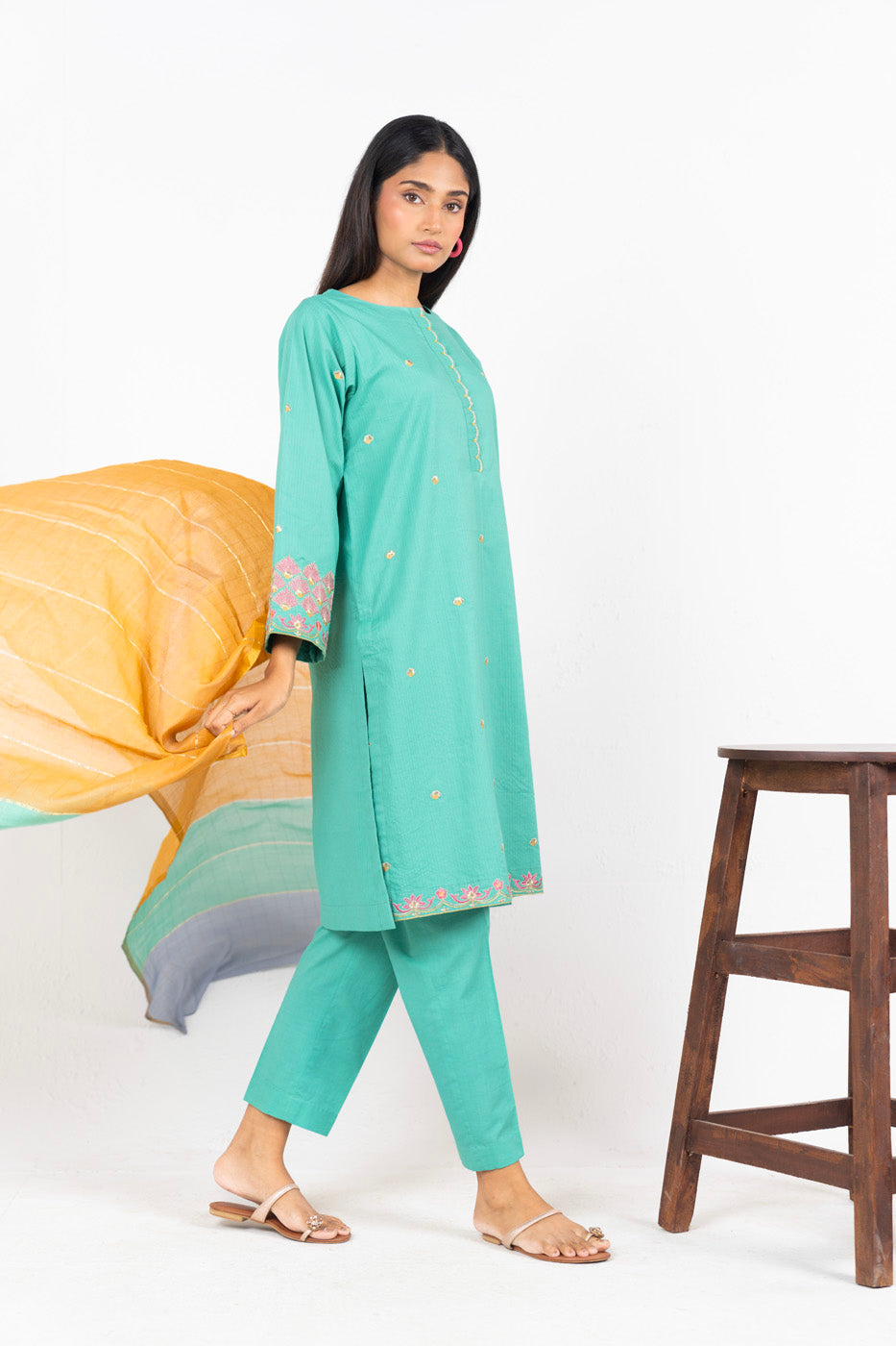 RTW | SHIRT & DUPATTA