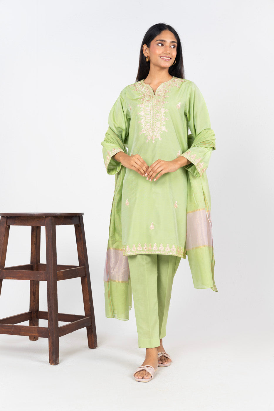 RTW | SHIRT & DUPATTA