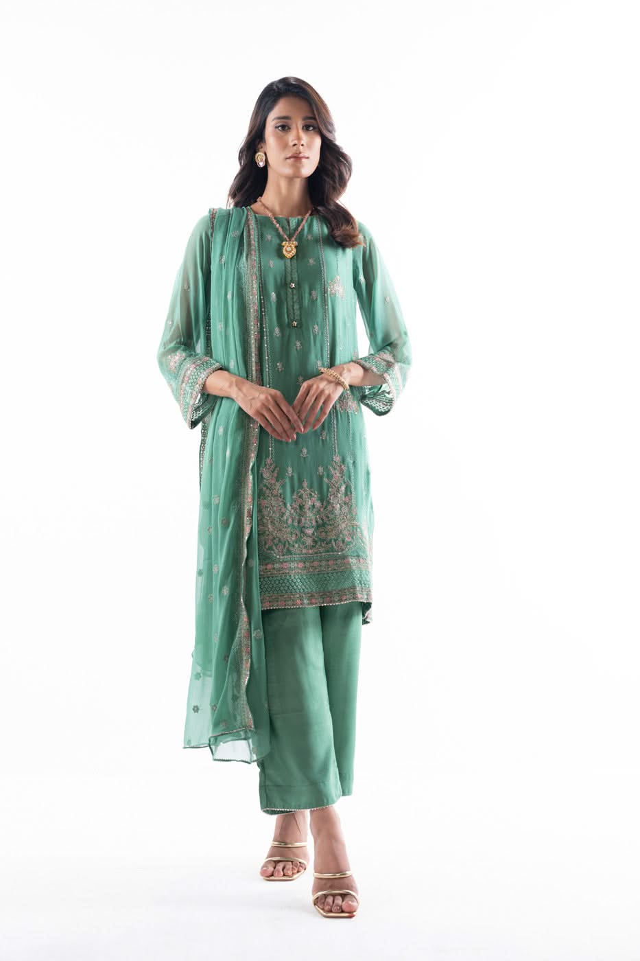 RTW | SHIRT, TROUSER & DUPATTA