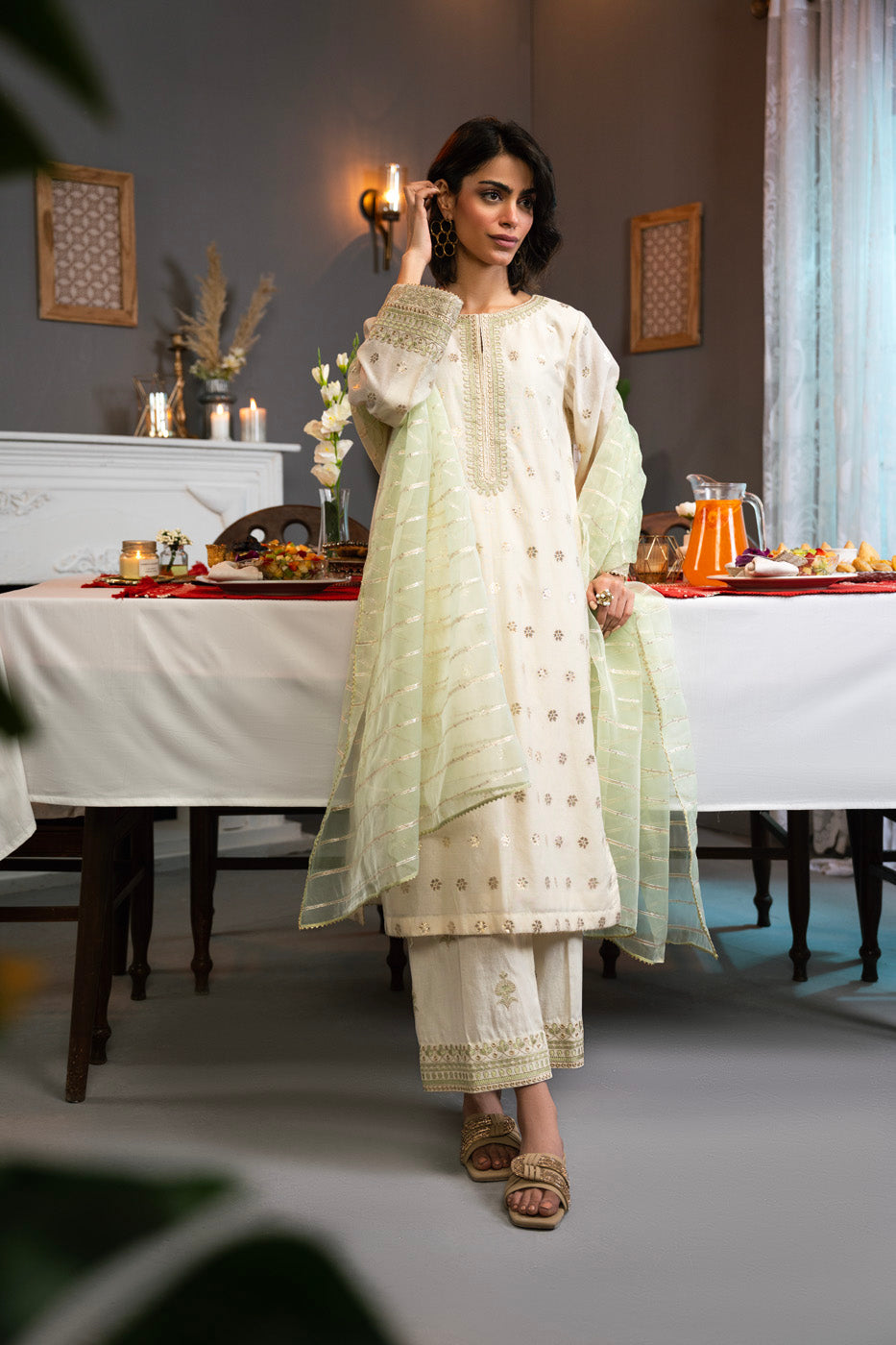 RTW | SHIRT & DUPATTA