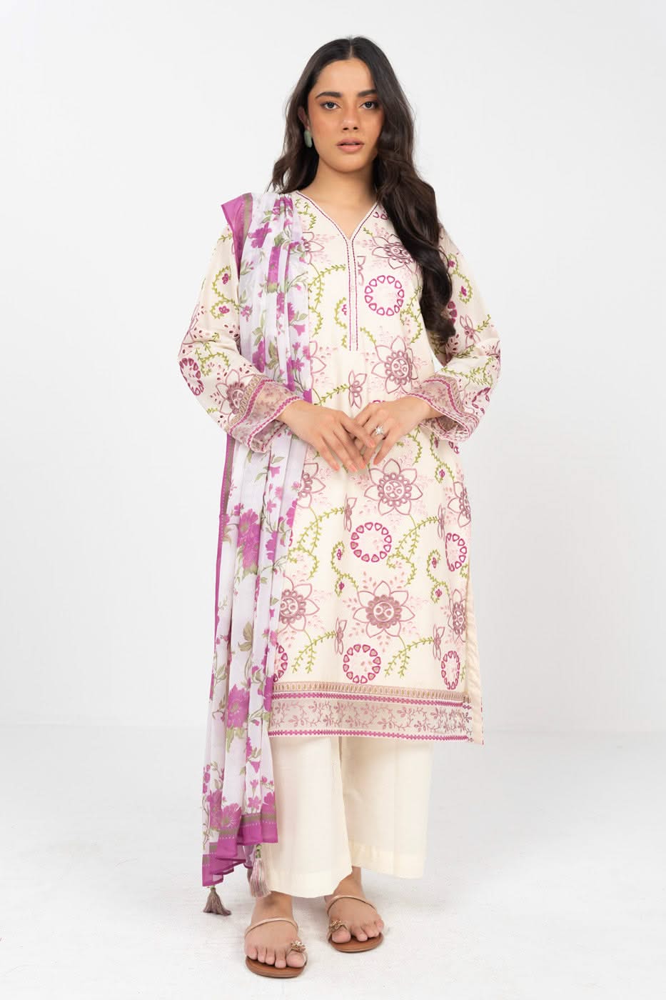 RTW | SHIRT, TROUSER & DUPATTA