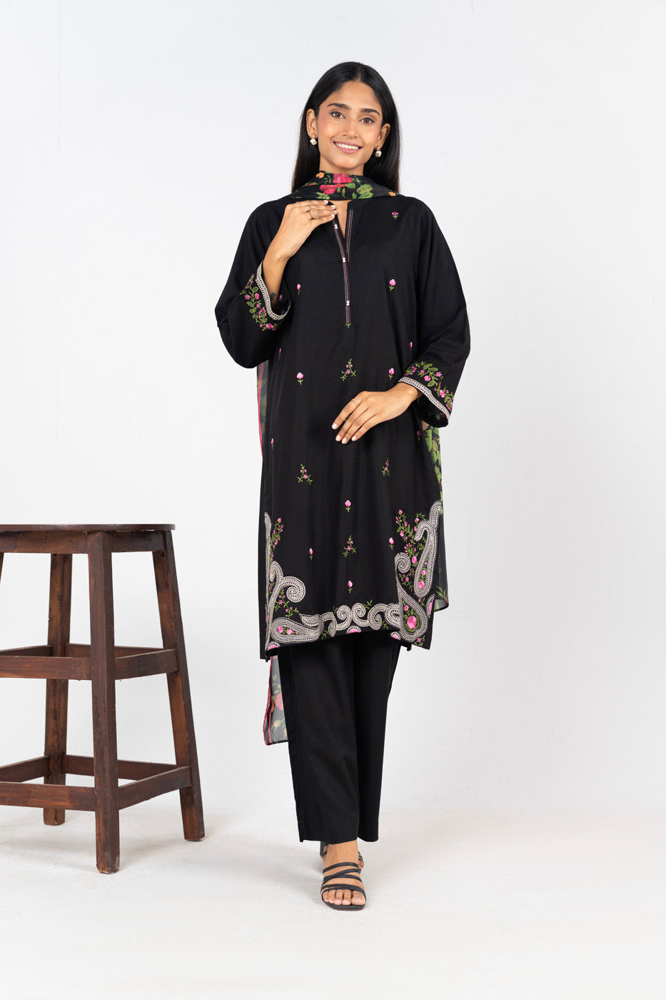 RTW | SHIRT, CULOTTE & DUPATTA