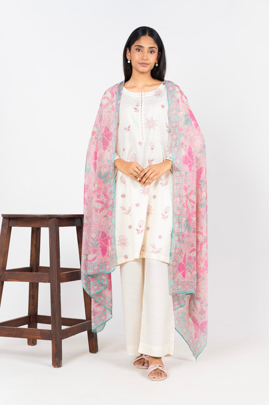 RTW | SHIRT, CULOTTE & DUPATTA