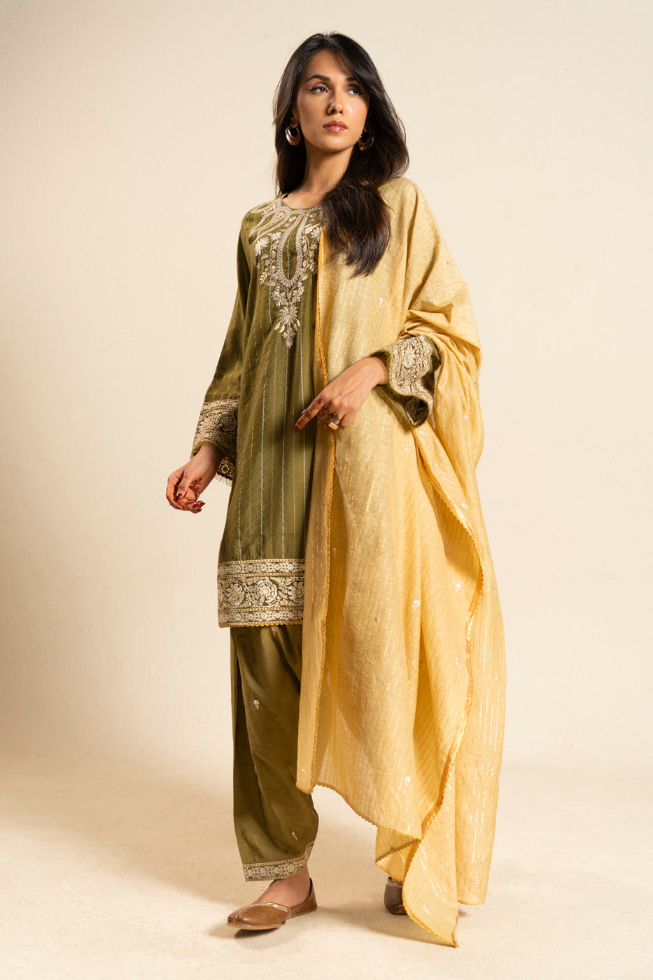 RTW | SHIRT, TROUSER & DUPATTA