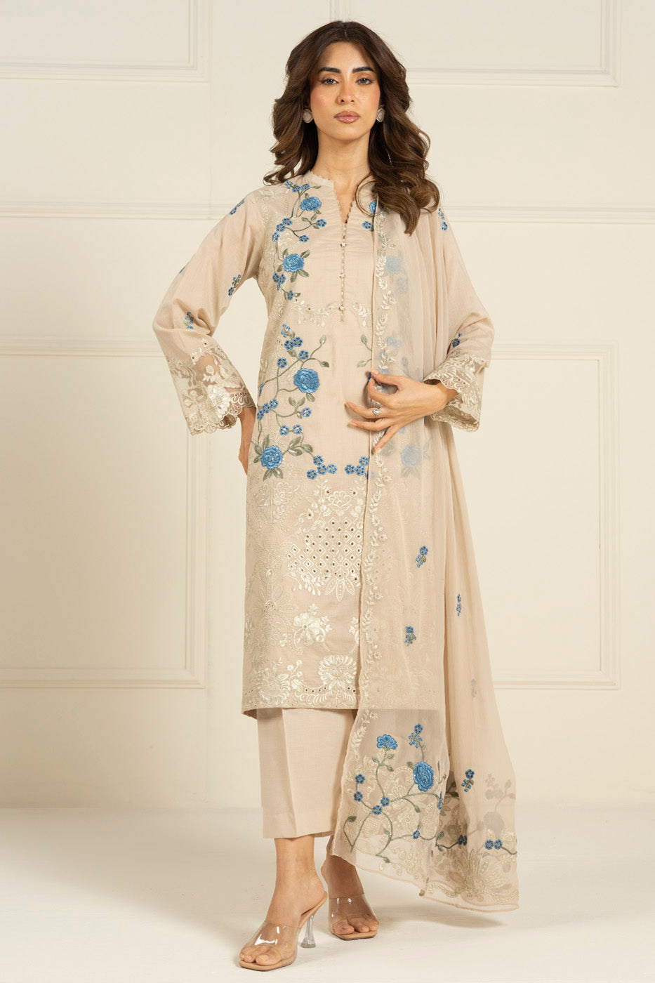 RTW | SHIRT, TROUSER & DUPATTA