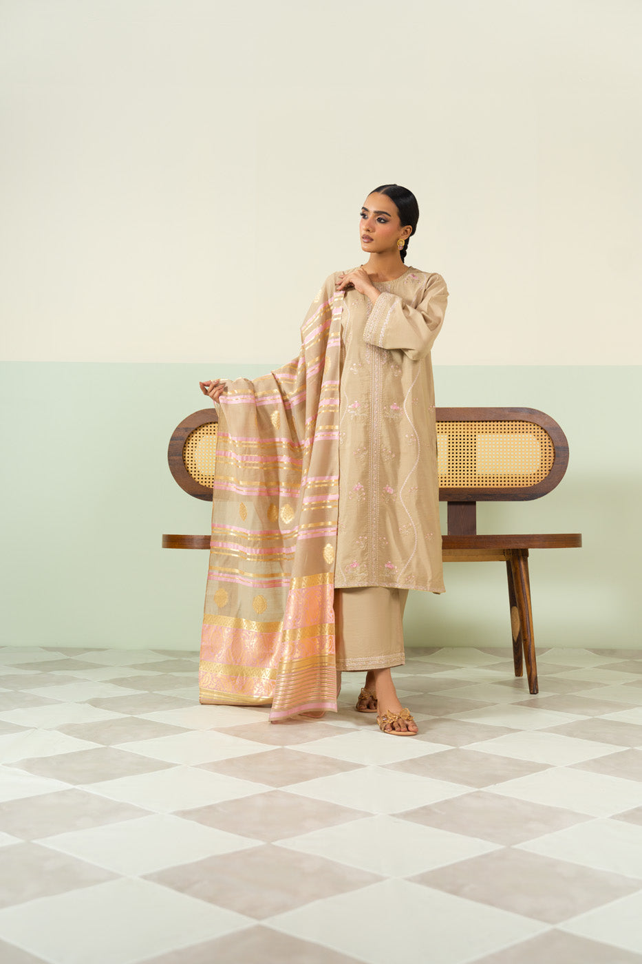 RTW | SHIRT, TROUSER & DUPATTA