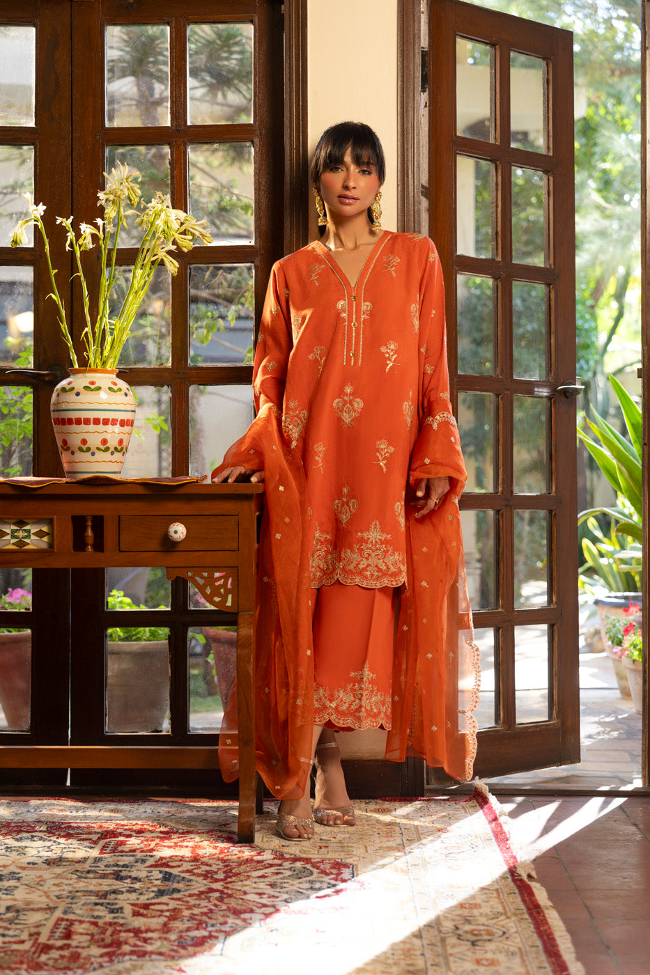 RTW | SHIRT, CULOTTES & DUPATTA