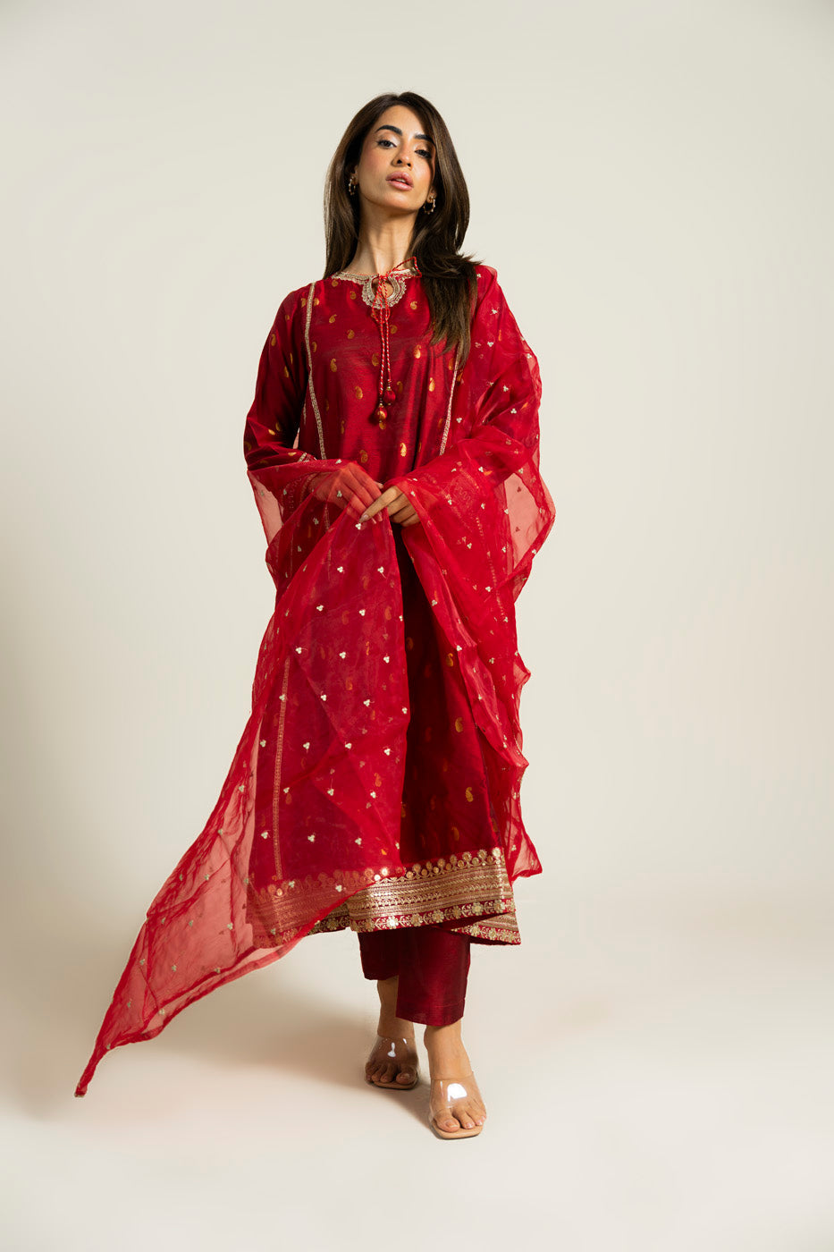 RTW | SHIRT, TROUSER & DUPATTA