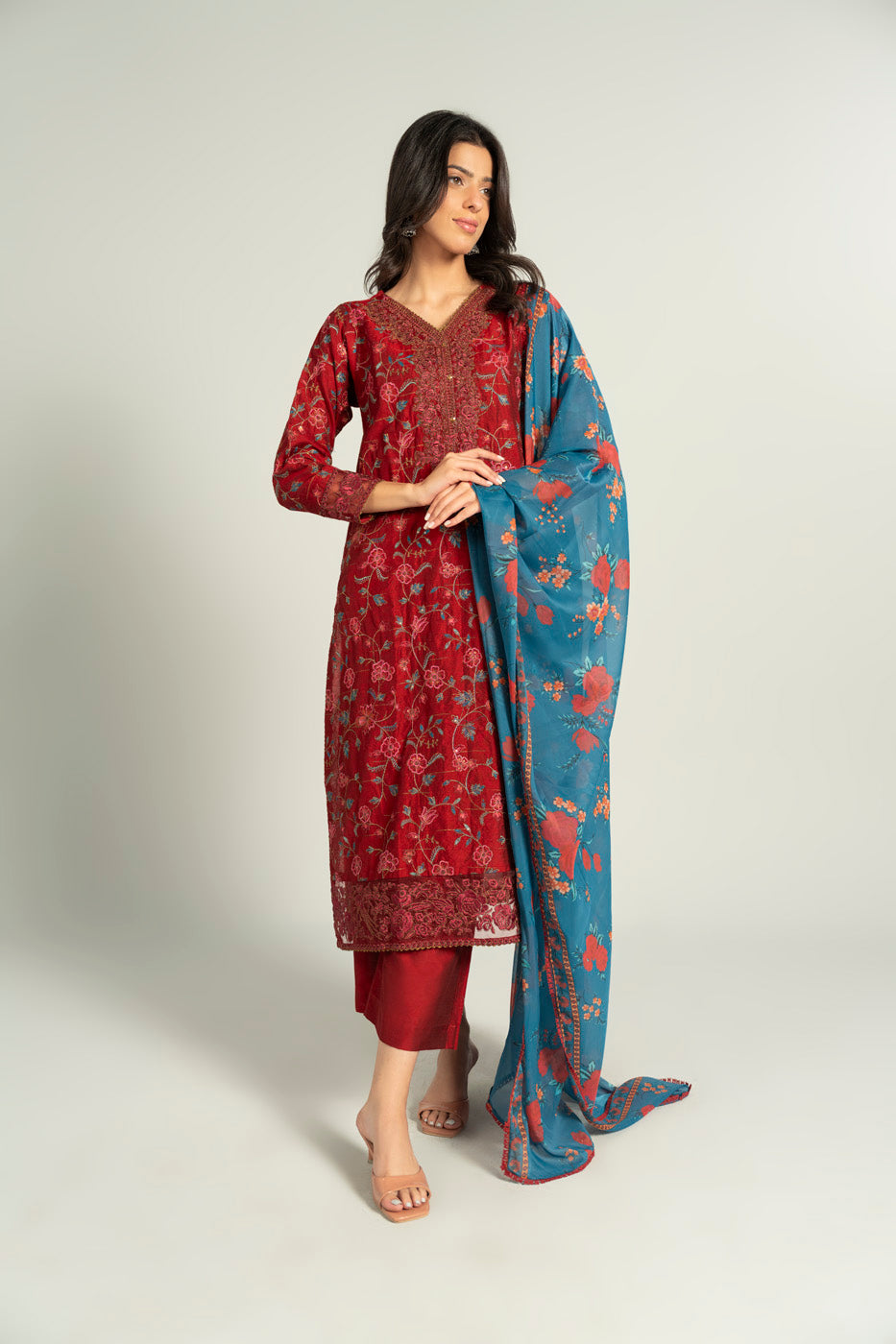 RTW | SHIRT & DUPATTA