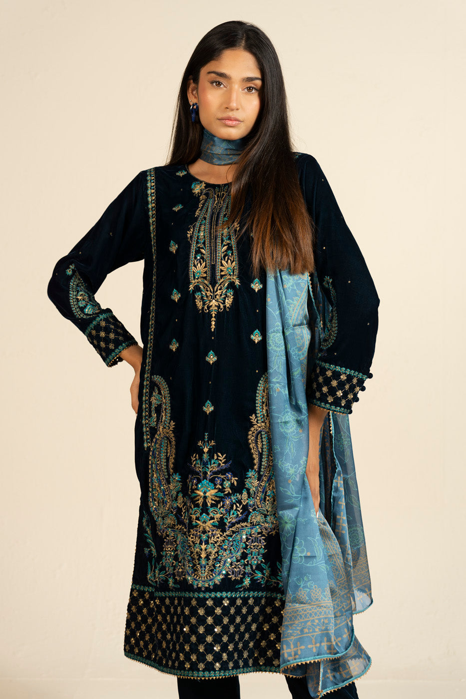 RTW | SHIRT, TROUSER & DUPATTA