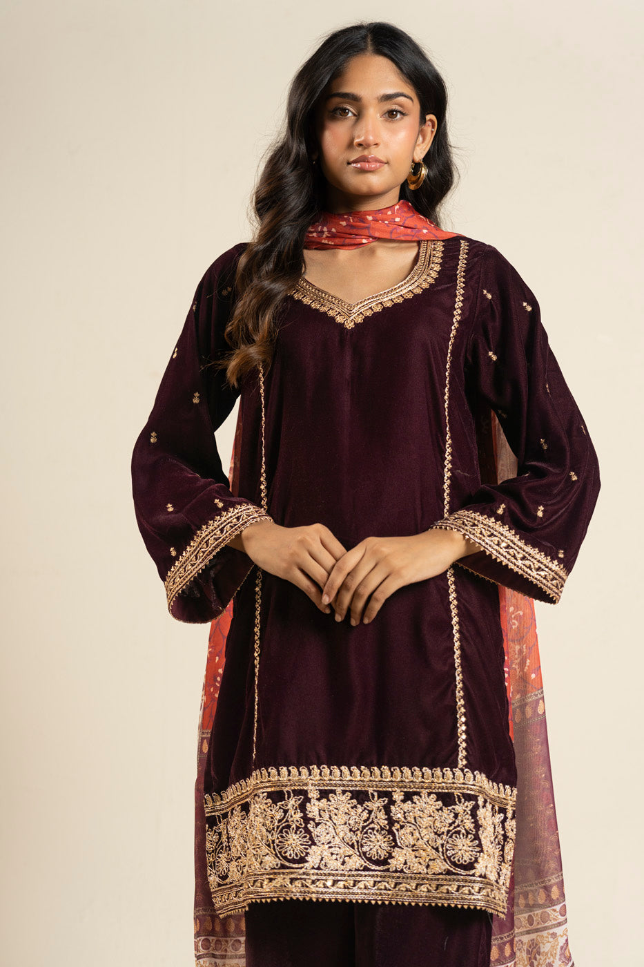 RTW | SHIRT, TROUSER & DUPATTA