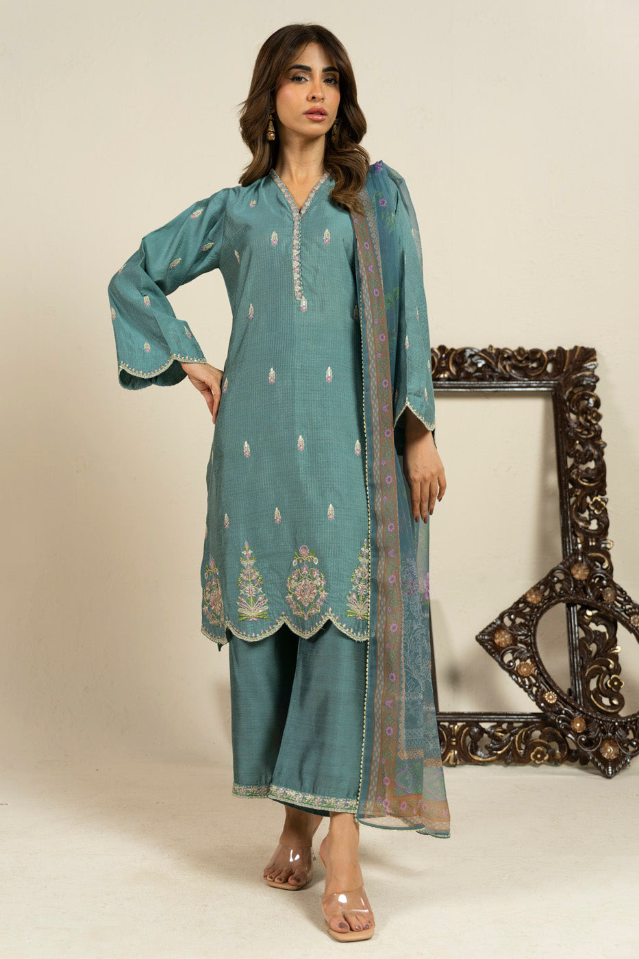 RTW | SHIRT, TROUSER & DUPATTA