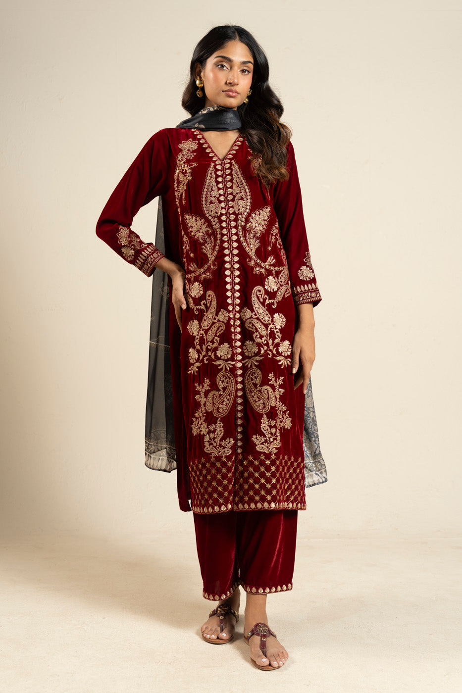 RTW | SHIRT, CULOTTE & DUPATTA