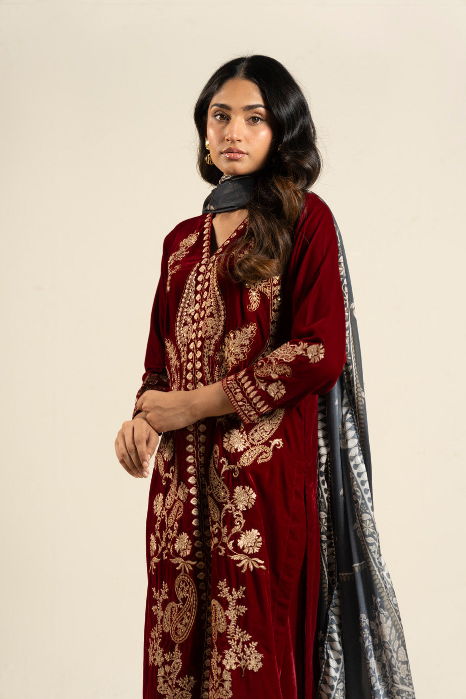 RTW | SHIRT, CULOTTE & DUPATTA