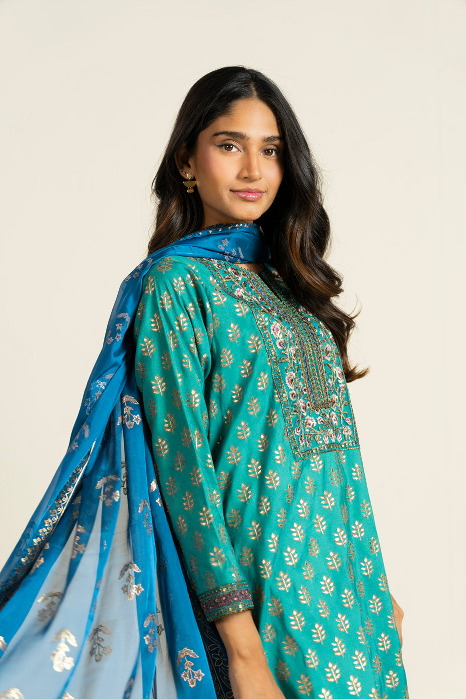 RTW | SHIRT, TROUSER & DUPATTA