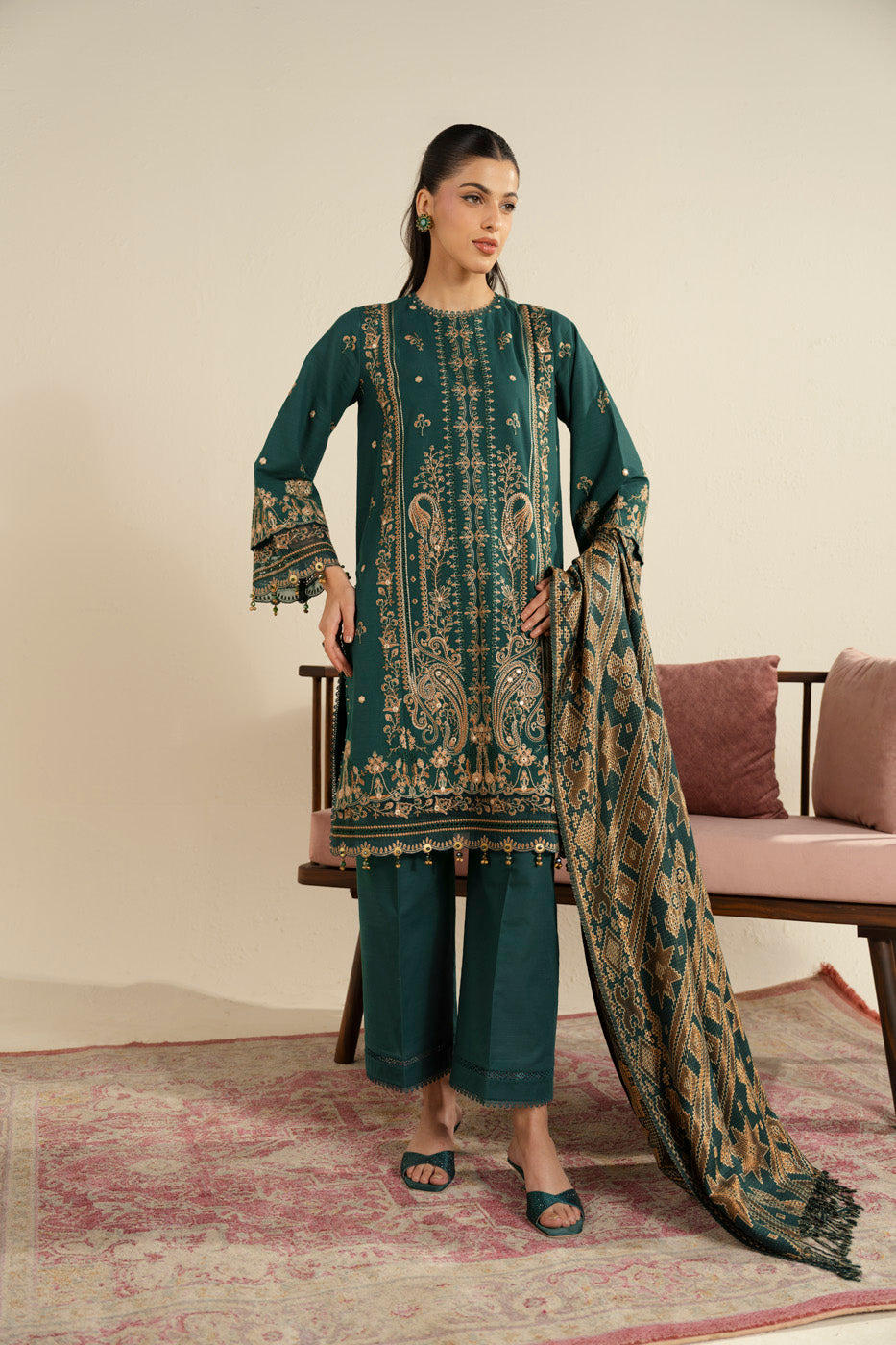 RTS | SHIRT, TROUSER & SHAWL