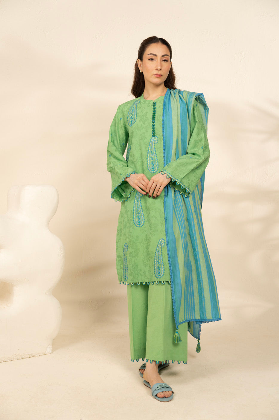 RTS | SHIRT, TROUSER & DUPATTA