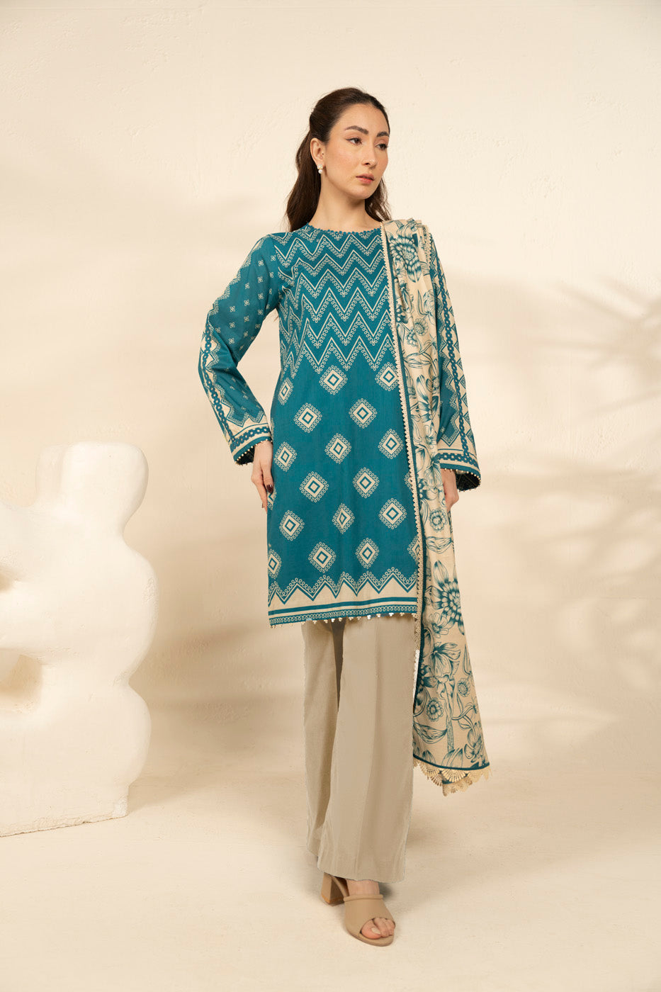 RTS | SHIRT, TROUSER & DUPATTA