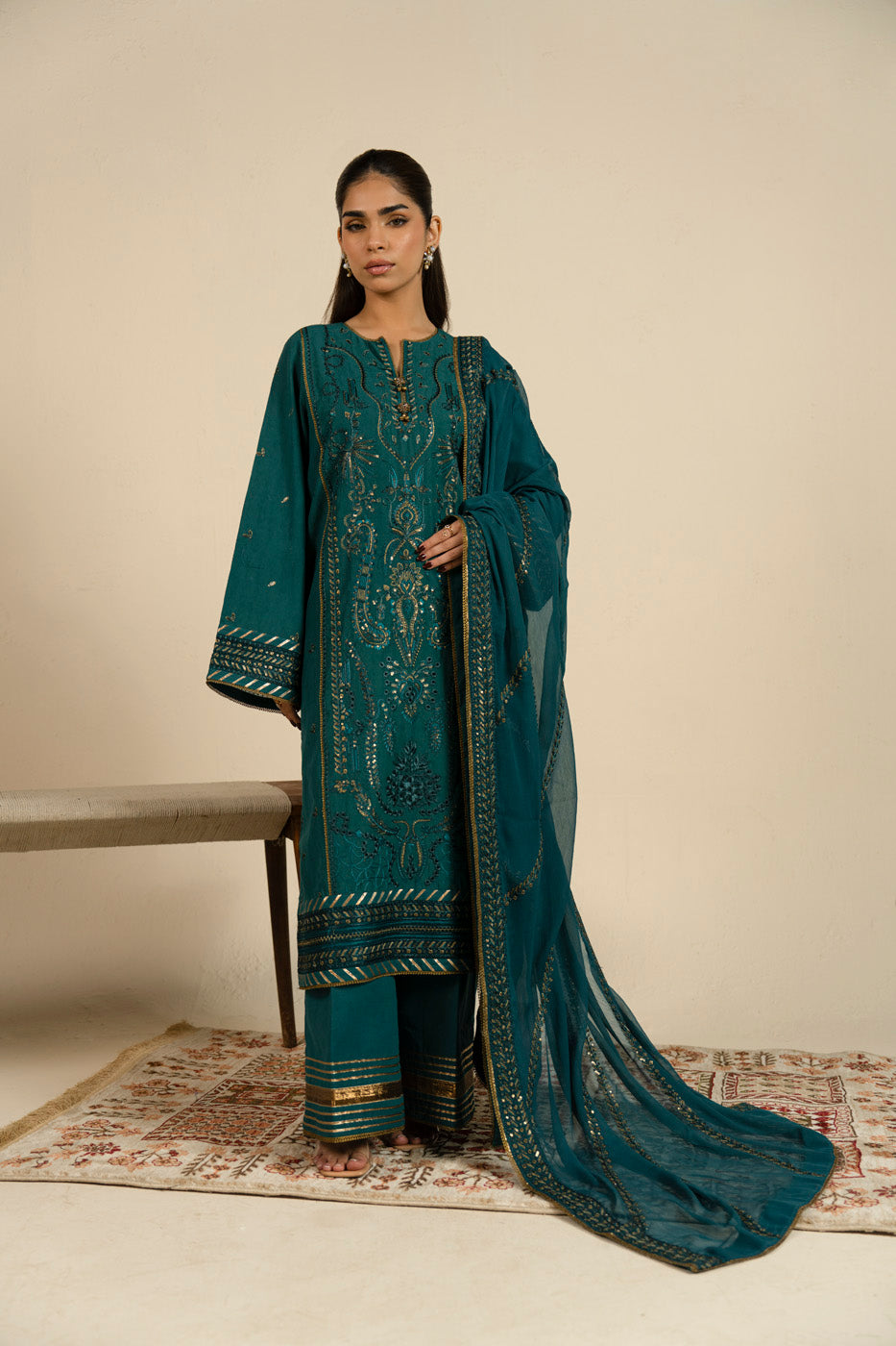 RTS | SHIRT, TROUSER & DUPATTA