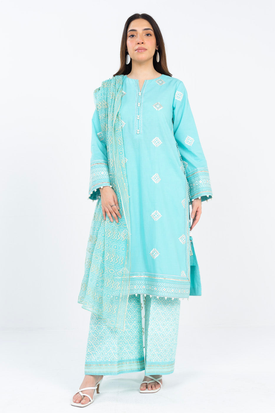 RTS | SHIRT, TROUSER & DUPATTA