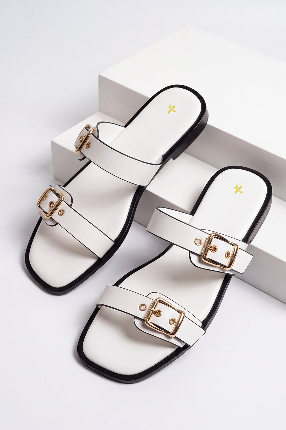 DOUBLE BUCKLE SLIDES