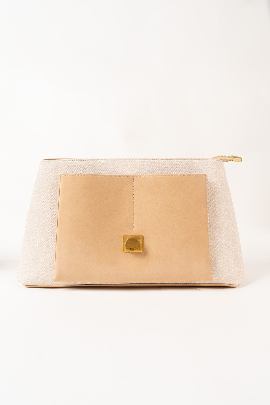 Chain Strap Shoulder Bag – White