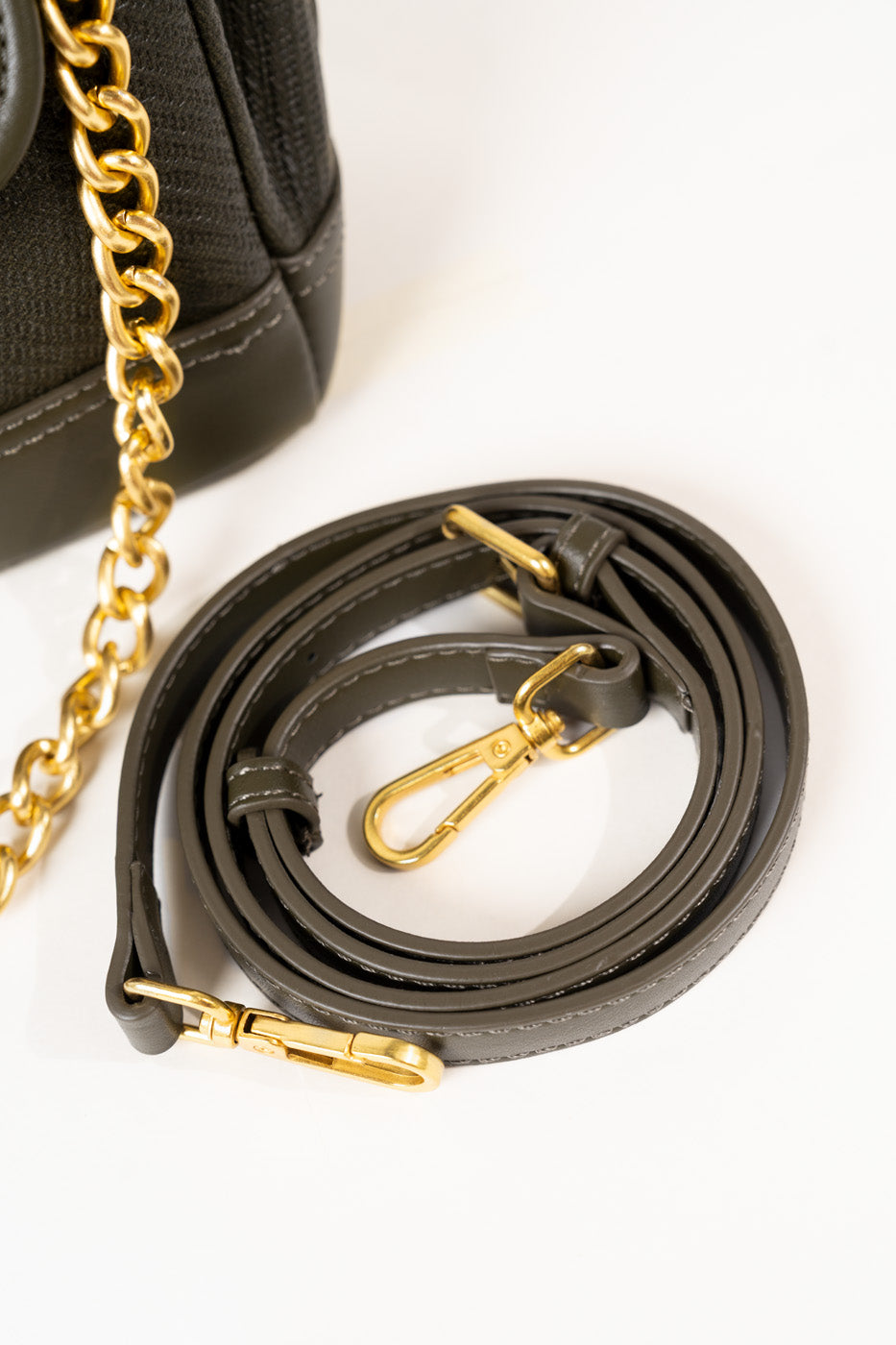Chain Strap Crossbody Bag – Green
