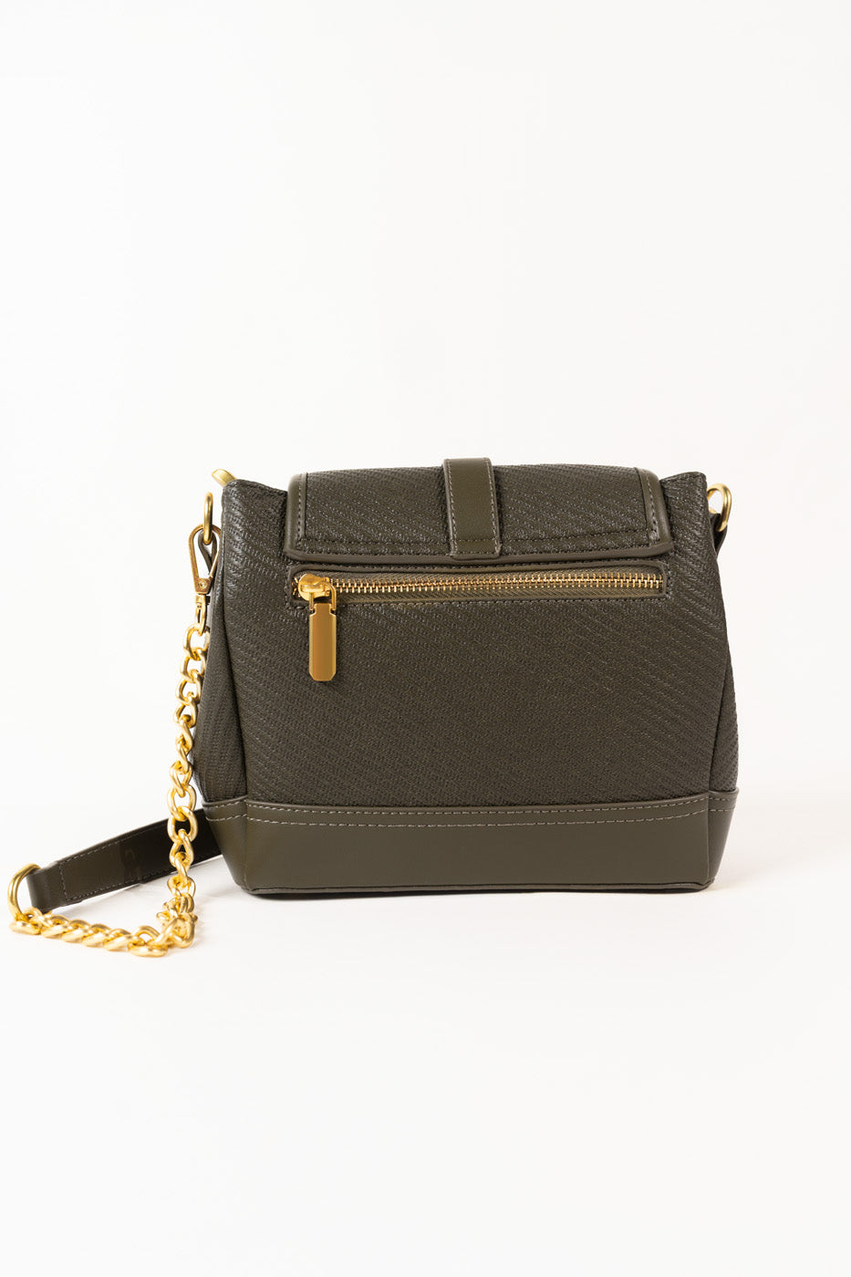 Chain Strap Crossbody Bag – Green