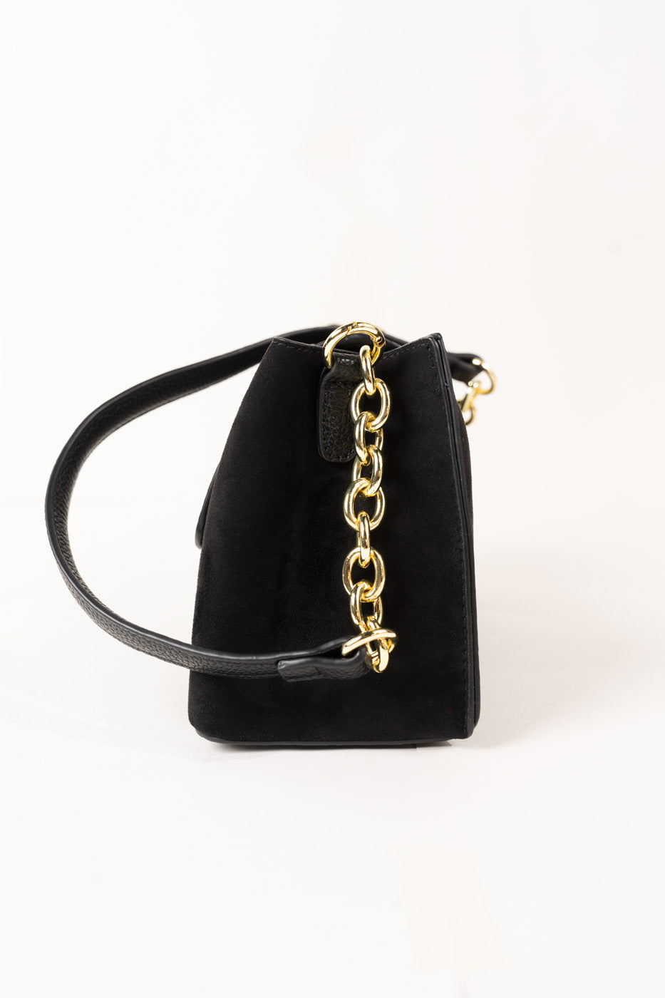 Chain Strap Shoulder Bag – Black